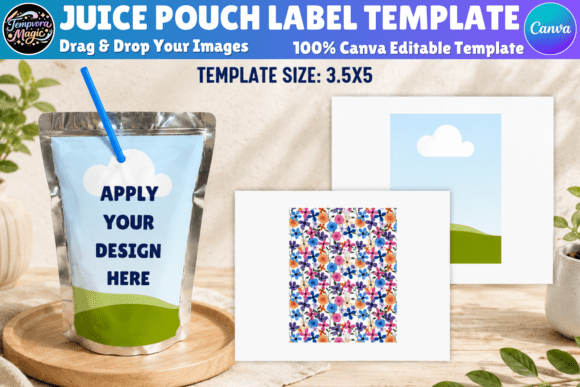 Download Juice Pouch Canva Editable Template - Editable Collection